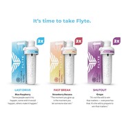 Cirkul Flyte Flavor Cartridge Variety Pack, 6-Pack (2 Last Drive, 2 Fast Break, 2 Shutout)