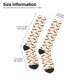 thumbnail image 2 of Fotbe Leopard Print Calcetas Divertidas Estampadas para Hombre y Mujer, Calcetas de Algodón hasta la Rodilla para Caminar, Correr, Enfermería y Embarazo, 2 of 6