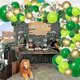 thumbnail image 1 of 134 Suministros de decoración para fiestas temáticas del bosque verde de Jungle Party, 1 of 2