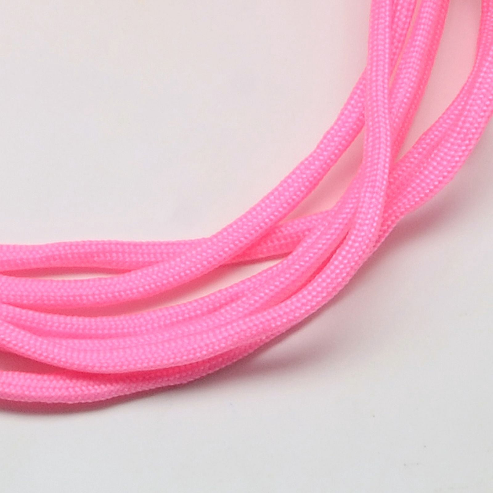 1Bundle 7 Inner Cores Polyester & Spandex Cord Ropes Solid Color for Rope Bracelets Making Hot Pink 4~5mm 109.36 yards(100m)/bundle 420~500g/bundle
