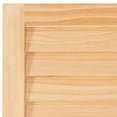 thumbnail image 6 of Oriental Furniture 6 ft. Tall Wooden Louvered Room Divider Natural - 4 Panel, 6 of 6