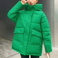 thumbnail image 1 of Puntoco Chaqueta De Invierno De Algodón Para Mujer Con Capucha, Cintura Y Felpa Para Superar El Abrigo Exterior Puntoco Puntoco-1, 1 of 4