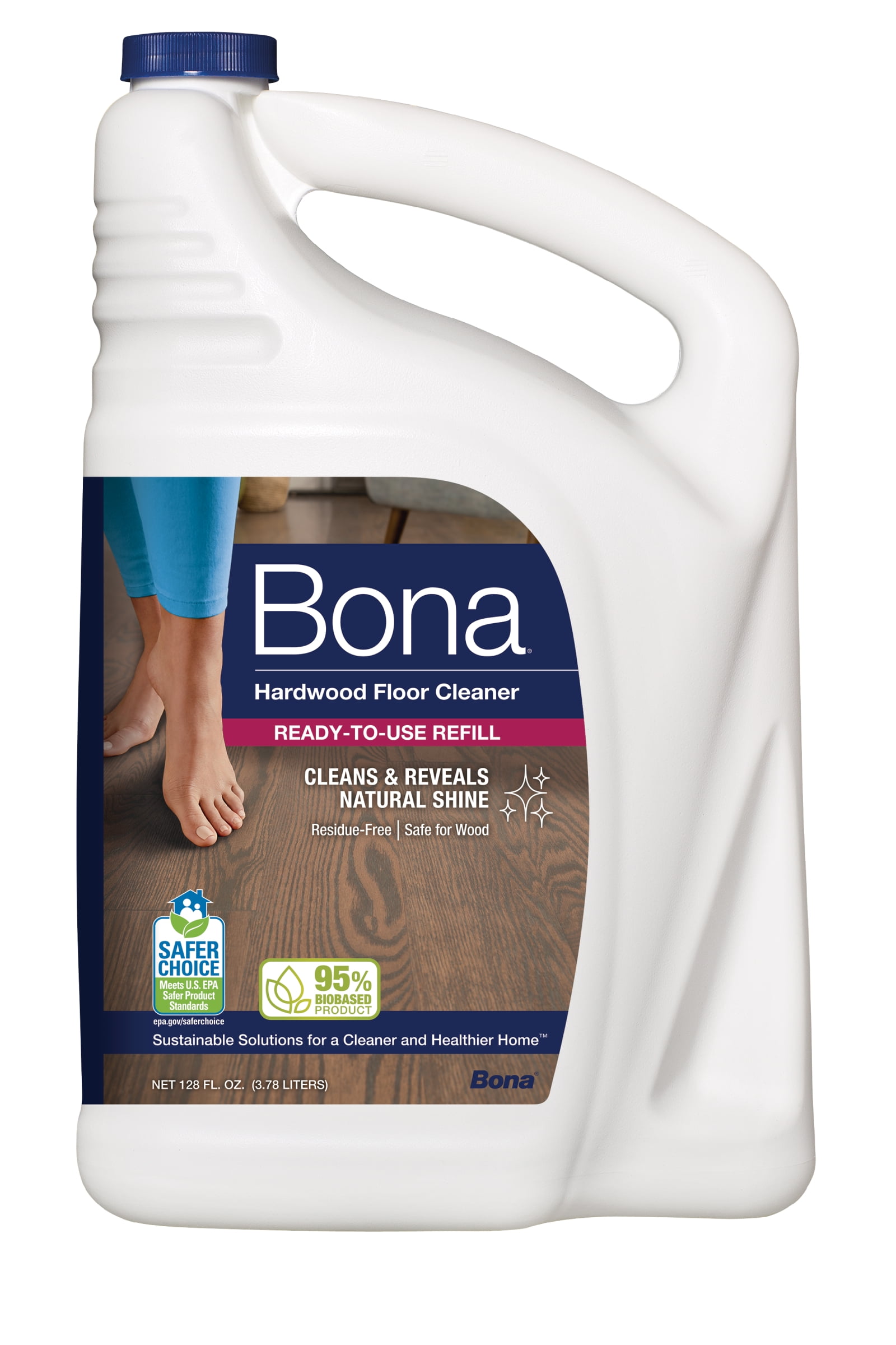 Bona Hardwood Floor Cleaner Refill 128 Fl Oz
