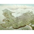 thumbnail image 2 of Rhode Island. An Aerial View Of Newport History (24 x 18), 2 of 2