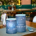 thumbnail image 6 of ALAZA New Year Fireworks Scene 2 PCs LED Flickering Flameless Candles with Remote Timer Battery Operated Candle, 6 of 7