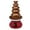 5-Tier, Red Base, variant on Electric Chocolate Melting Fountain Machine 4 Tier Chocolate Fountain Stainless Steel Chocolate Fondue Fountain, 170W 104℉ 4.4lb Capacity Chocolate Waterfall Machine for Party Event Wedding