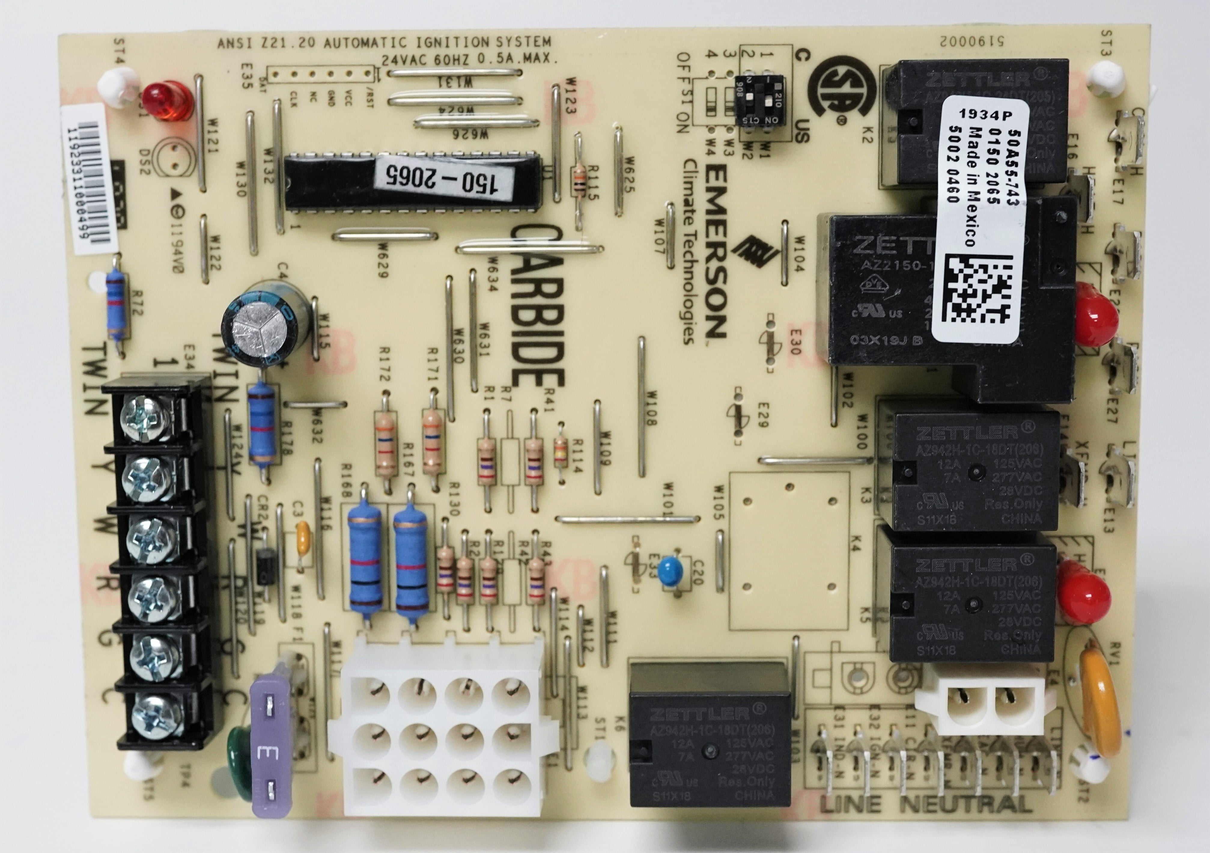 White Rodgers 50A55-743 Control Board Fivе Расk