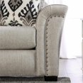 thumbnail image 5 of Furniture of America Jaqui Fabric Nailhead Loveseat in Light Taupe Brown, 5 of 7