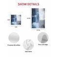 thumbnail image 7 of Navy Blue Grey Kitchen Dish Towels for Drying Dishes Set of 3, Modern Ombre Oil Painted Abstract Art Waffle Weave Microfiber Hand Tea Bathroom Towels Quick Dry & Absorbent Towel 15.7x23.6, 7 of 7