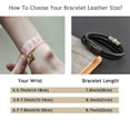 thumbnail image 2 of To My Son Braided Leather Bracelet 'I Will Always Be with You' Mens Double Rows Personalized Magnetic Closure Bracelets Handmade Cowhide Woven Bracelet, 2 of 8