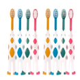thumbnail image 1 of 8 Packs Kids Toothbrush, Extra Soft Lovely Little Deer Toothbrush for Kids 2-8 Years (Pink&Orange&Blue&Green), 1 of 5