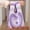7.5" x 13.4" Purple Heart Pattern, variant on Unique Bargains Cute Cartoon Gift Bags with Handles for Parties 7.5" x 13.4" White