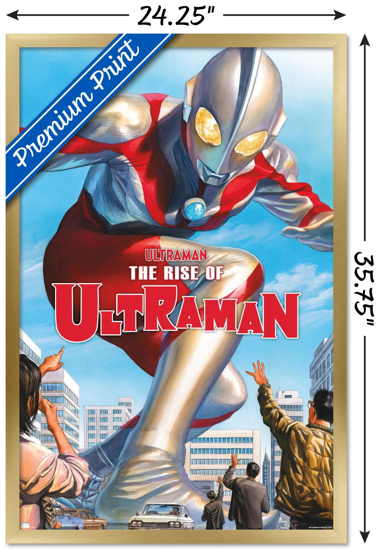 The Rise of Ultraman - Cover #1 by Alex Ross Wall Poster, 22.375" x 34" Framed