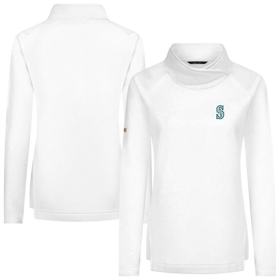 Women's Levelwear White Seattle Mariners Advance Insignia 2.0 Raglan Pullover