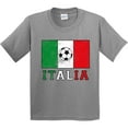 thumbnail image 3 of Inktastic Italian Soccer Youth T-Shirt, 3 of 5