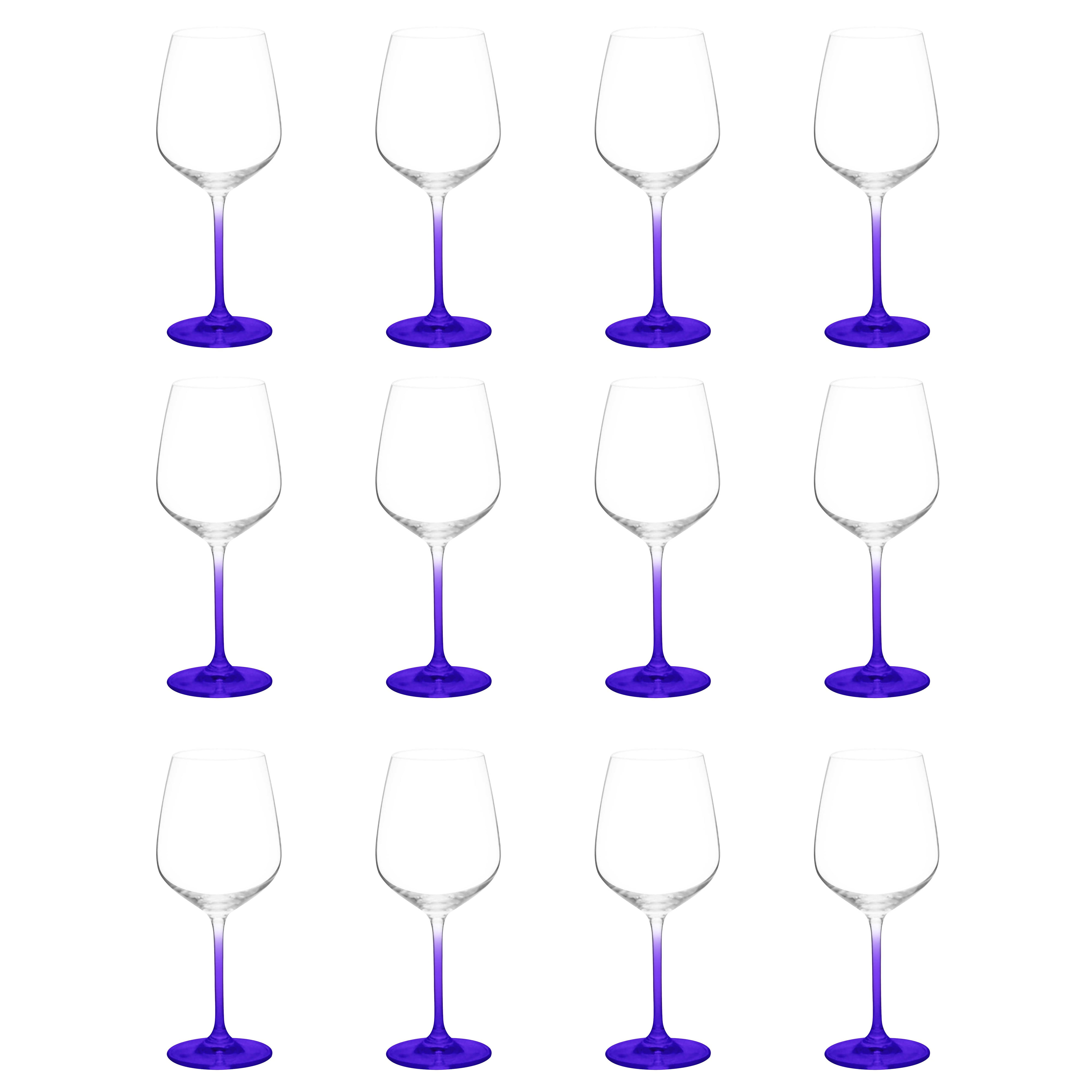 Buy the Bundle of Assorted Clear Crystal Wine Glasses
