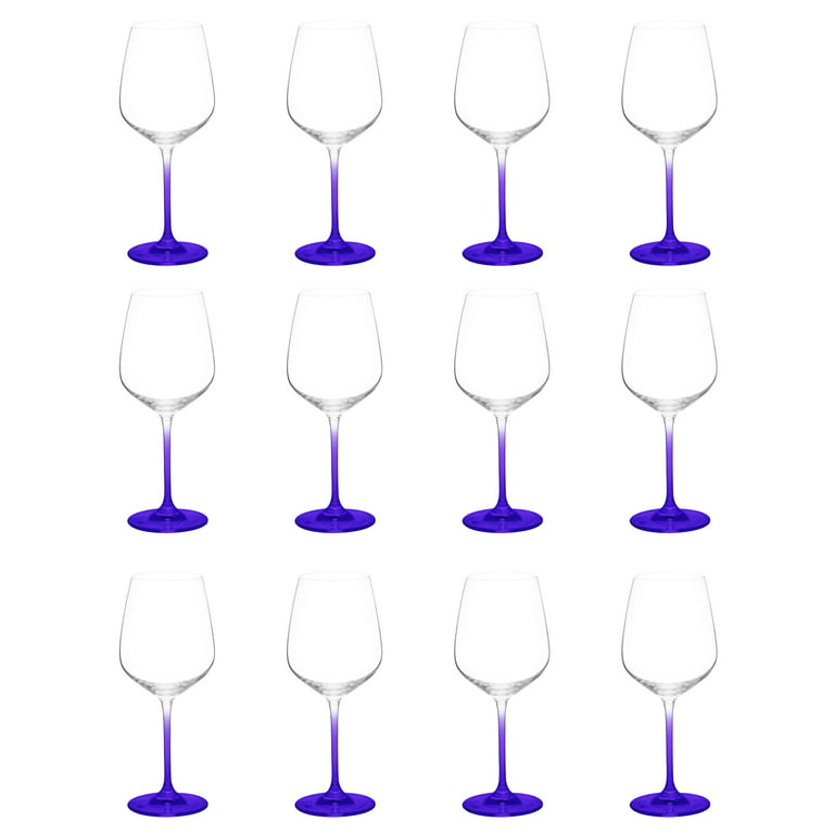 Set of 12 Crystal Champagne Flutes Glasses