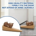 thumbnail image 6 of XIBUFE Long-Lasting Brown Decorative Door Jammer Stopper, 6 of 7