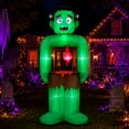 thumbnail image 1 of Inflable Halloween Frankenstein 1.8m Jardin Exterior Luz Led, 1 of 7