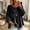 Black, variant on Womens Long Sleeve Tops Velvet Blouse Ruffle Top Plus Size Tops Fall Outfits Casual Tops Comfy Clothes Beach Vacation Going Out Tops Fall Fashion Fall Tops