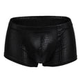 thumbnail image 2 of PEASKJP Mens Underwear Performance Boxer Brief Extended Length Underwear,Black XXL, 2 of 3
