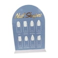 thumbnail image 1 of Soporte de exhibición para decoración de uñas, tablero de práctica acrílico, tablero de Color para uñas, muestra de puntas de uñas azul, 1 of 8