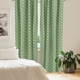 thumbnail image 2 of Ambesonne Palm Leaf Curtains, Rainforest Foliage, Pair of 28"x84", Green Apple Green, 2 of 5