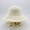 off white, variant on Summer Version Can Be Foldable Handmade Hand -Hooking Paper Grass Fisherman Hat Female Literary Lady Sunshaded Basin Cap