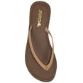 thumbnail image 1 of Soda Shoes Women Flip Flops Basic Plain Sandals Strap Casual Beach Thongs Feler-S Natural Beige Nude 9, 1 of 2