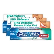 Plus White Xtra Whitening Toothpaste - (Cool Mint Gel, Pack of 3)