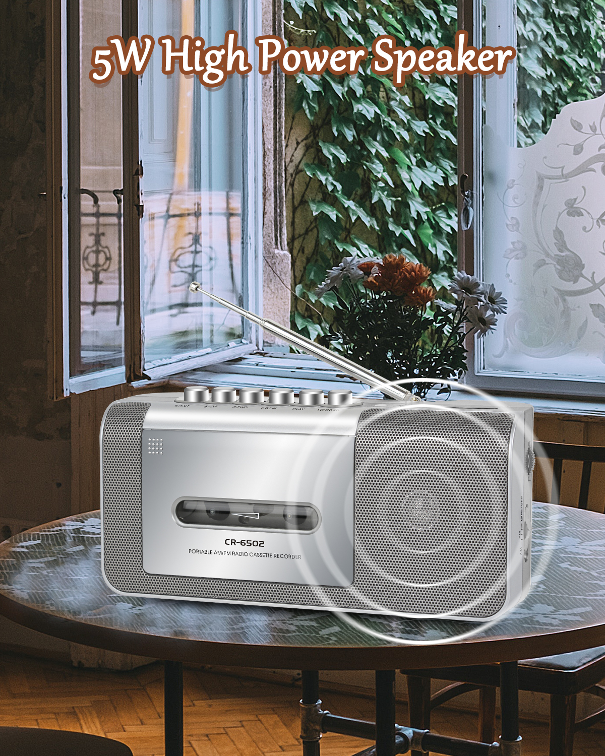 Jazmm Portable Cassette Recorder Player photo 5