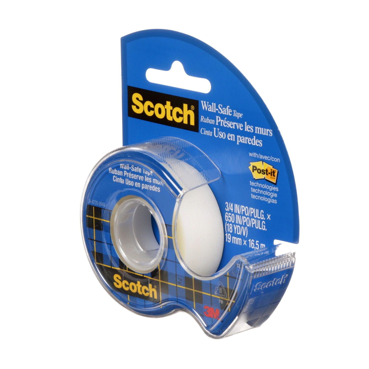 Ruban sans danger pour les murs Scotch® 183-ESF 1 Roleau Par Paquet