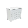 thumbnail image 5 of Modern Gray Wooden Jewelry Box with Mirror, 4 Drawers & Side Doors with Necklace Hooks, 5 of 6