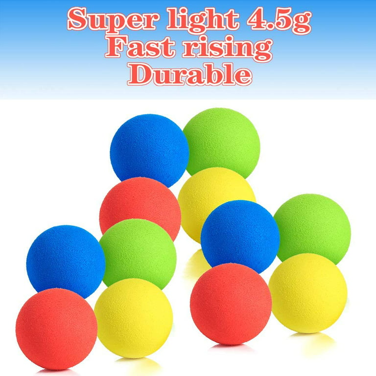 Soft Foam Balls for Air Toy Gun Lightweight Mini Play Ball for Safe Indoor  Toys Fun Vibrant Assorted Colors Refill Pack Blasters
