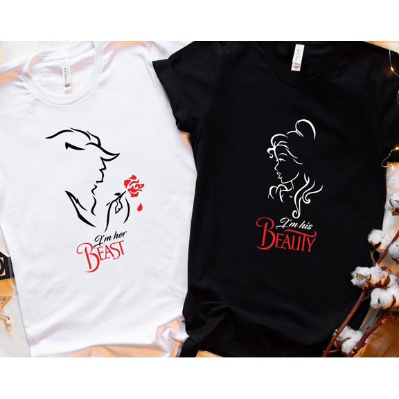 Iamp39m Her Beast Shirt Iamp39m His Beauty Shirt Beast Shirt Beauty Shirt Beast Beauty Shi