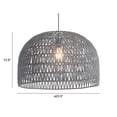 thumbnail image 6 of Paradise Ceiling Lamp Gray Ceiling Lamp, Transitional Style, Hardwired standard bracket, mounting hardwares included, Steel, Lighting Ceiling Lamps, 6 of 6