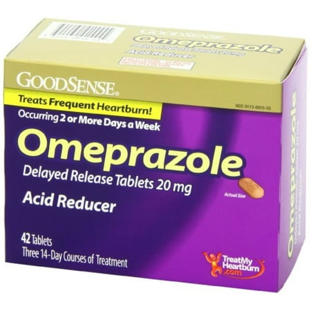 Good Sense Omeprazole Delayed Release, Acid Reducer Tablets 20 mg 42