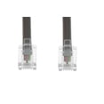 thumbnail image 4 of CablesAndKits RJ11 Straight Modular Telephone Cable, Silver, 25 ft, 6P/4C, 4 x 28AWG Wires, PVC Jacket, 4 of 4