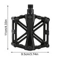 thumbnail image 3 of Hearth & Gear Pedal Aluminum Bearing Bike Pedals With 16 Pins Lightweight Platform Pedals Universal 9/16" Bike Pedal For Road Bike compatible with Motor for 3 Wheel Bike Rear Bike Rack Rear Bike Light, 3 of 5