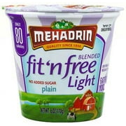 Mehadrin Mh Fit n free Plain Yogurt, 6 Oz.