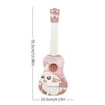 thumbnail image 4 of Soidarity Ukelele con diseño de dibujos animados para niños, guitarra Adorable de 4 cuerdas, instrumento Musical educativo temprano para niños Accesorios para instrumentos musicales uno Soidarity OD000034-01B, 4 of 6