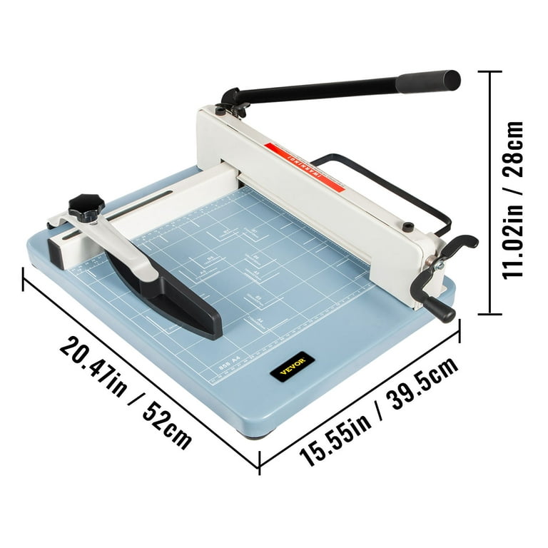 VEVOR Industrial Paper Cutter A3 Heavy Duty Paper Cutter 17 Inch Paper  Cutter Heavy Duty 500 Sheets Paper with Clear Cutting Guide for Offices