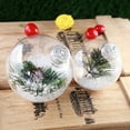 thumbnail image 5 of Bluelans Transparent Plastic Ball Baubles Christmas Tree Hanging Ornament DIY Decoration, 5 of 7