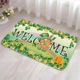 thumbnail image 5 of St Patricks Day Door Mat, St Patricks Leprechaun Gnome Outdoor Mat for Front Door, St. Patrick''s Day Shamrock Clover Non Slip Welcome Doormat for Outside Home Decor, 17x29 Inches, 5 of 5