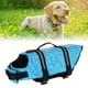 thumbnail image 4 of Chaleco salvavidas para mascotas, chaleco salvavidas portátil de malla transpirable reflectante para perros, para navegación, natación y playa, azul M, 4 of 10