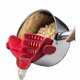thumbnail image 1 of Silicone Adjustable Clip On Strainer Food Grade Heat Resistant Pot Drain Pan Liquid Drainer Kitchen Colander, 1 of 3