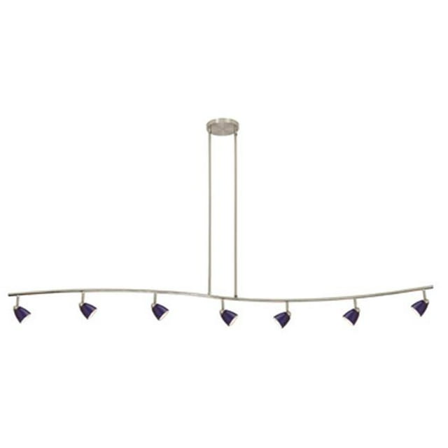 Cal Lighting 954-77L-DB-AM Sevan-Light Serpentine Light&44; Bronze Foncé & Ambre