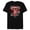 Black, variant on Dawn of the Planet of the Apes Caesar Face and Red Ape Skull - Short Sleeve Blended T-Shirt for Adults - Customized-Black