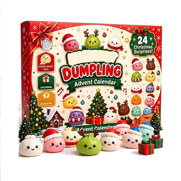 2026 Christmas Squishies Advent Calendar 24 Days Mini Items