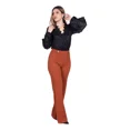 thumbnail image 2 of Pantalon Vestir Moda Elegante Tiro Alto Casual Pierna Recta, 2 of 6
